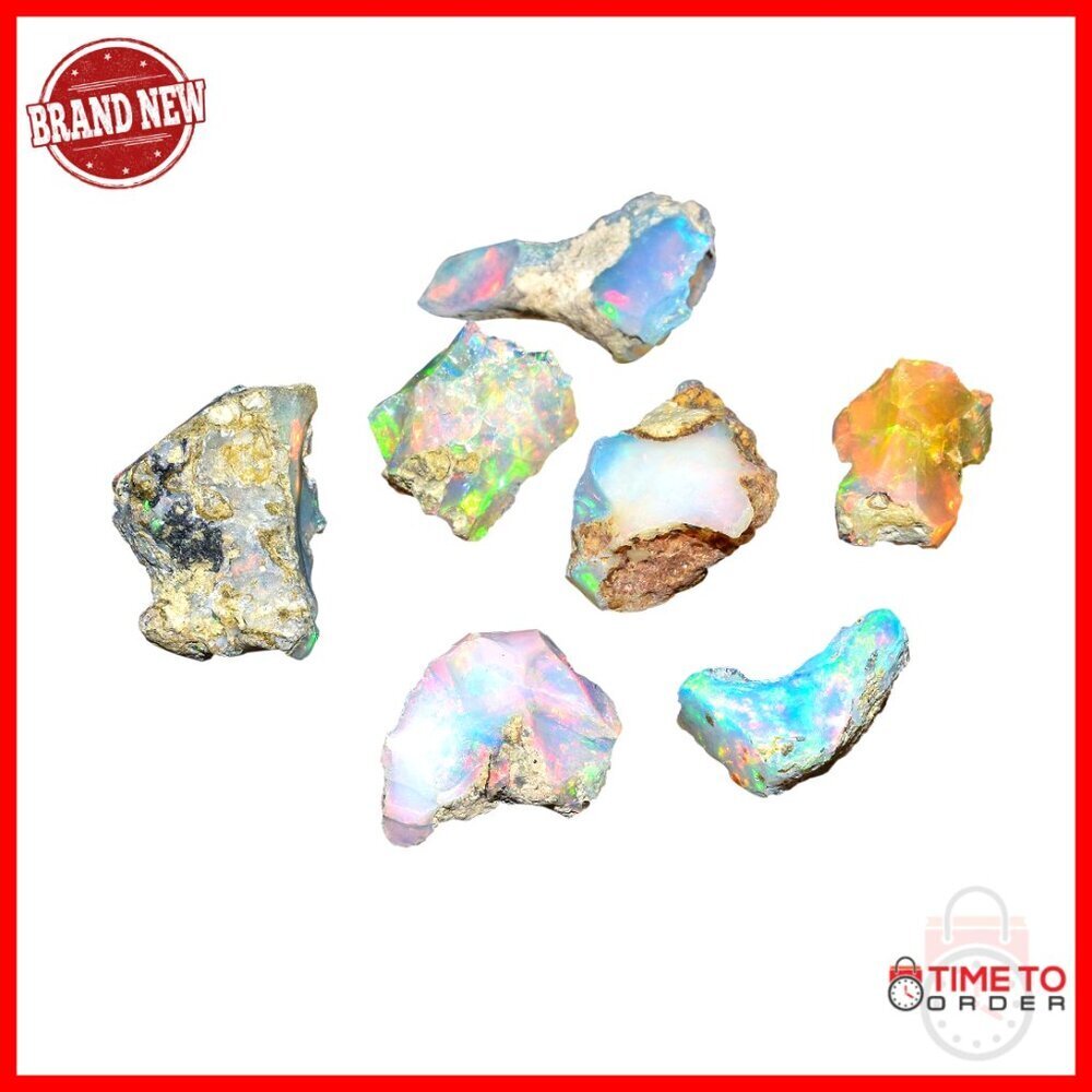 Natural Raw Ethiopian Opal Rough Gemstone, 40 Carats, Jewelry Making Supplies